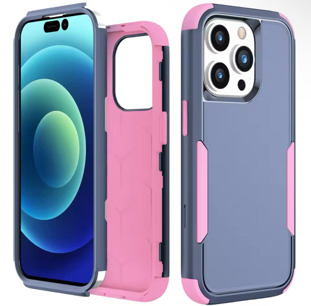 Premium Commuter Style DropProtection Colourful Phone Case- for Apple iPhone 16 Series