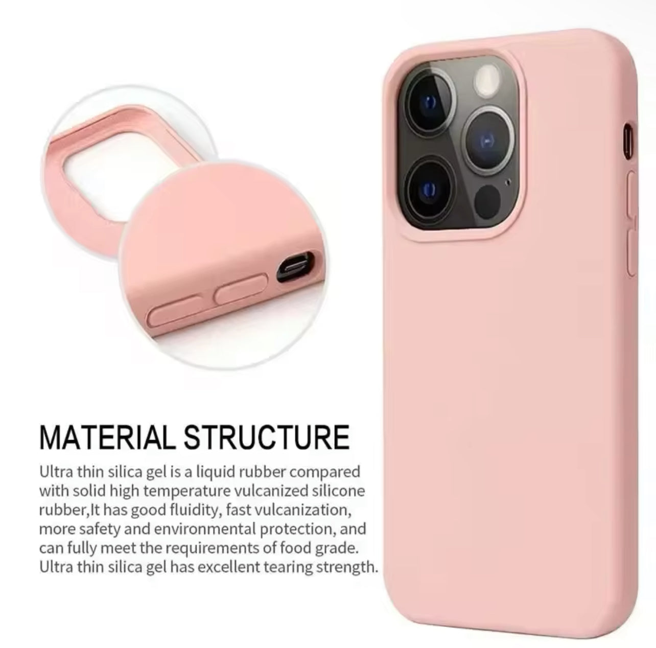 Apple Signature Silicone Phone Case- for Apple iPhone 16 Series 2024