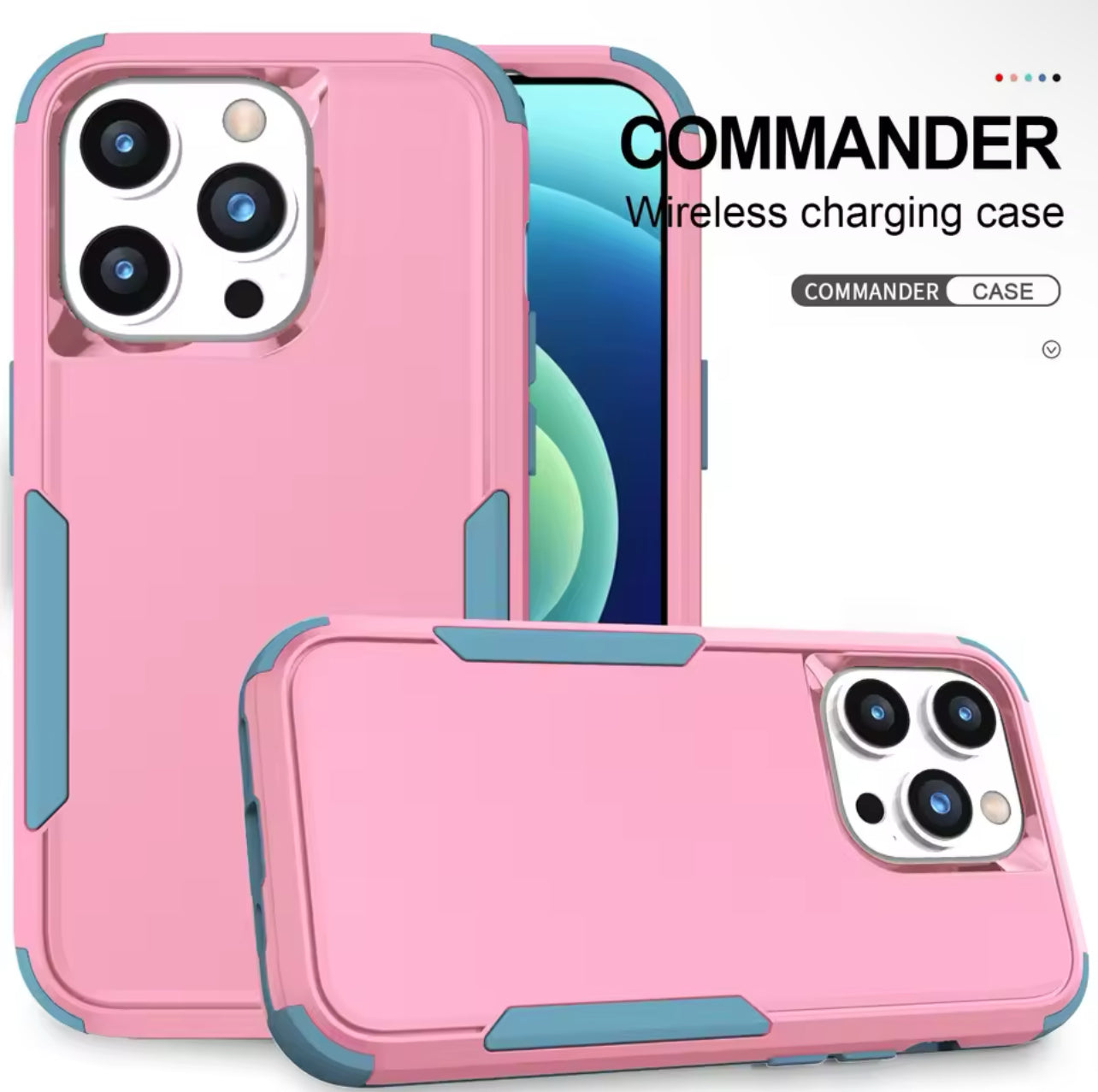 Premium Commuter Style DropProtection Colourful Phone Case- for Apple iPhone 16 Series