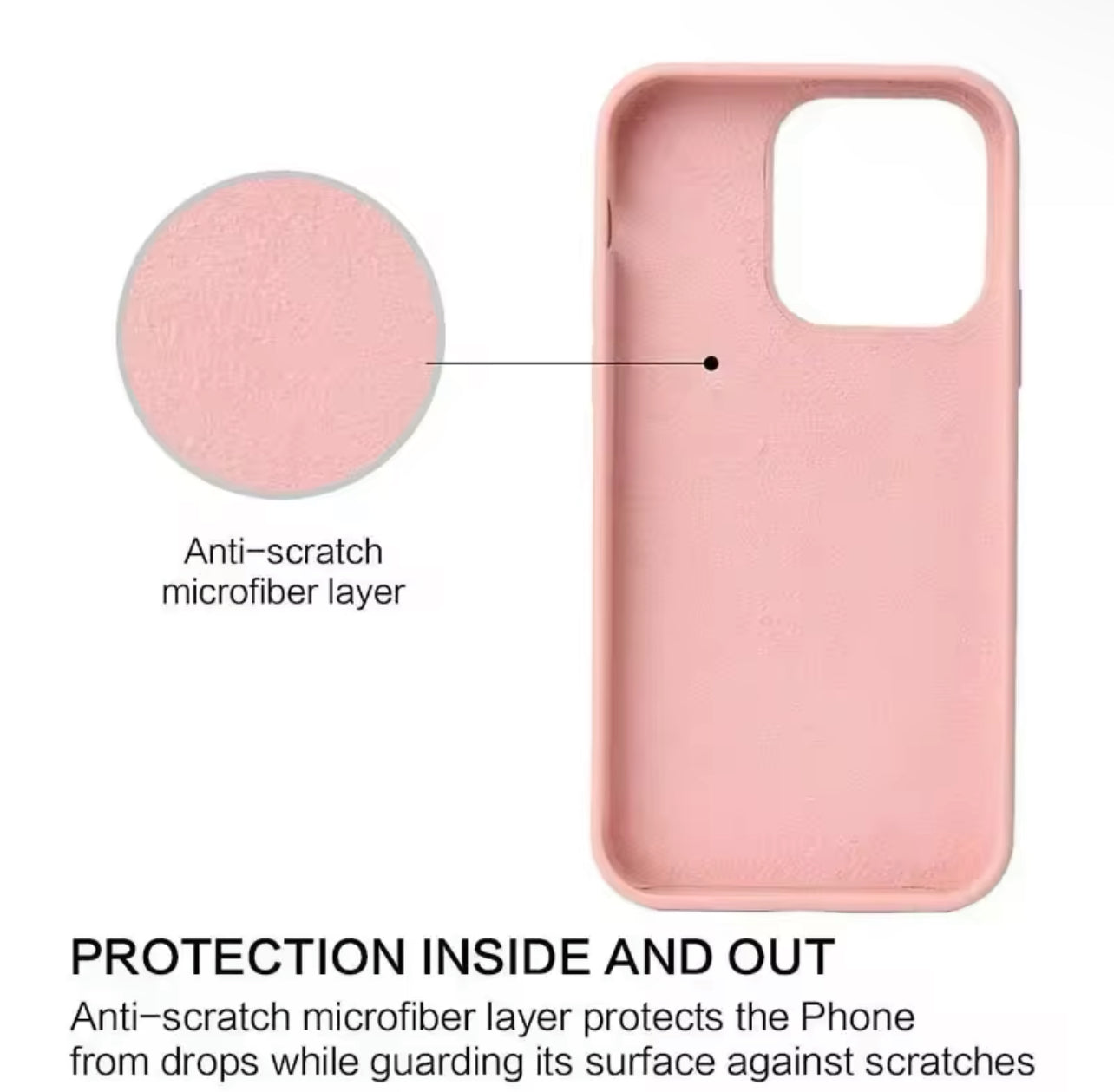 Apple Signature Silicone Phone Case- for Apple iPhone 16 Series 2024