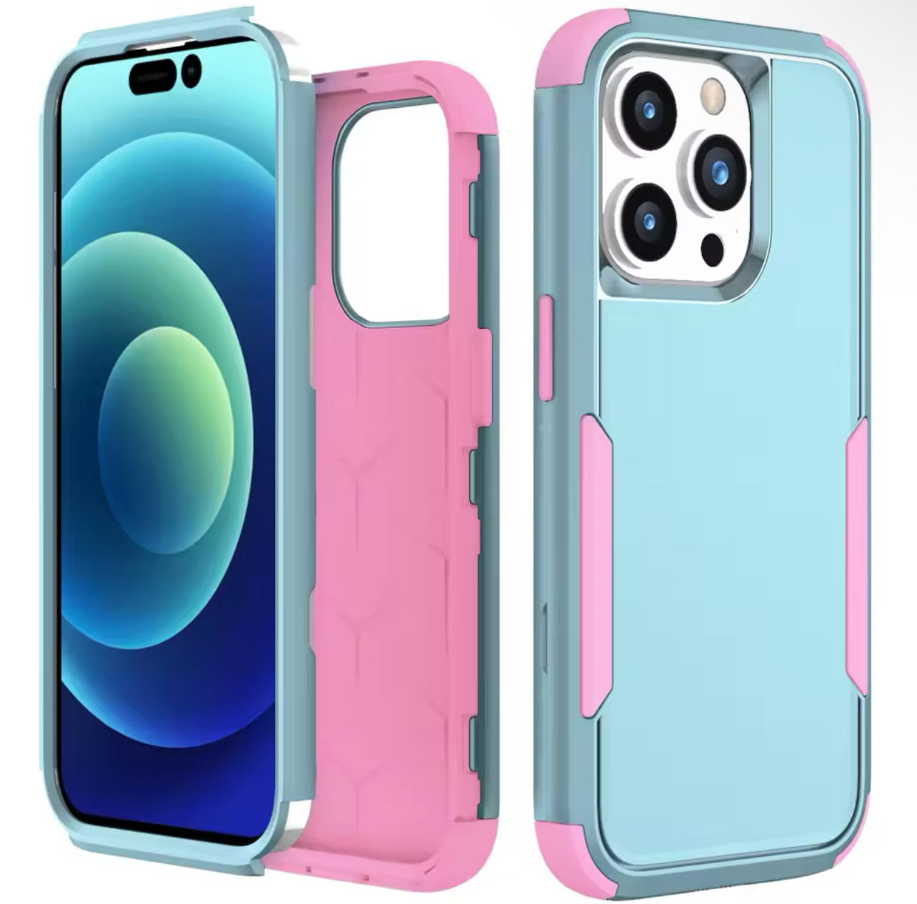 Premium Commuter Style DropProtection Colourful Phone Case- for Apple iPhone 16 Series