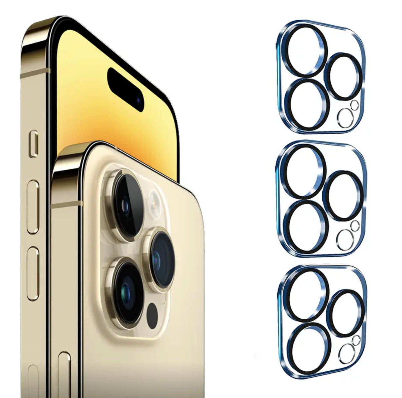 PJun Branded Premium 9H Clear Camera Lens Protector- 3pcs for Apple iPhone 15 Series 2023