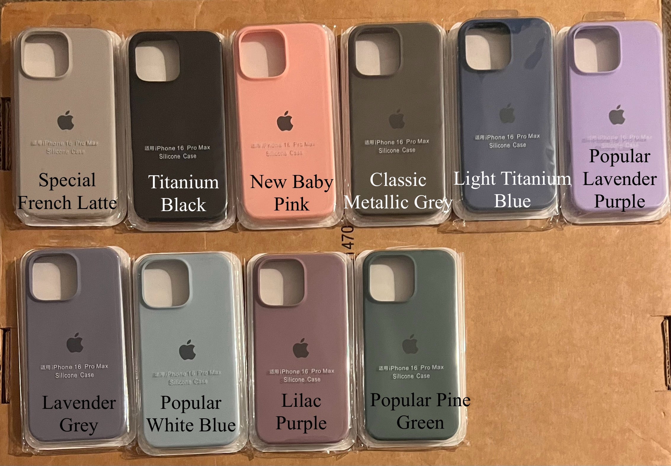 Apple Signature Silicone Phone Case- for Apple iPhone 16 Series 2024