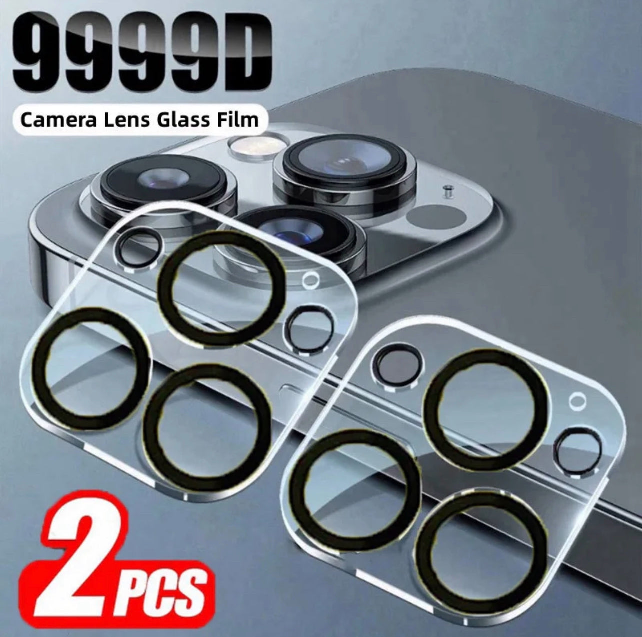 PJun Branded Premium 9H Clear Camera Lens Protector- 2pcs for Apple iPhone 15 Series 2023