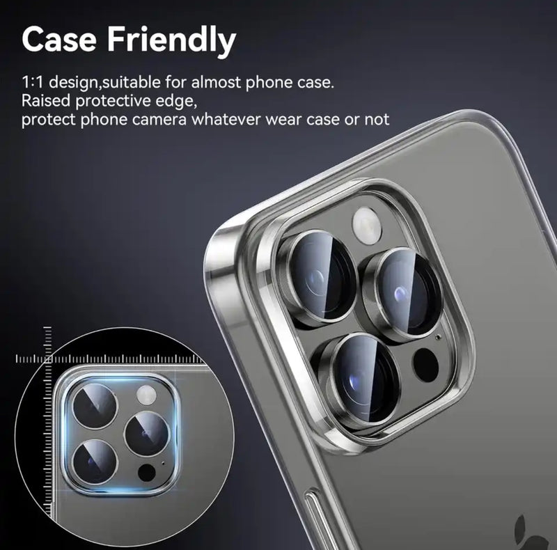 PJun Branded Premium Eagle-Eye Style 9H Camera Lens Protector- 1pk for iPhone Models