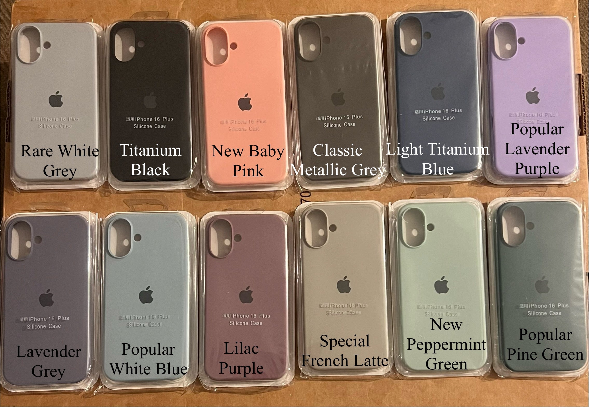 Apple Signature Silicone Phone Case- for Apple iPhone 16 Series 2024