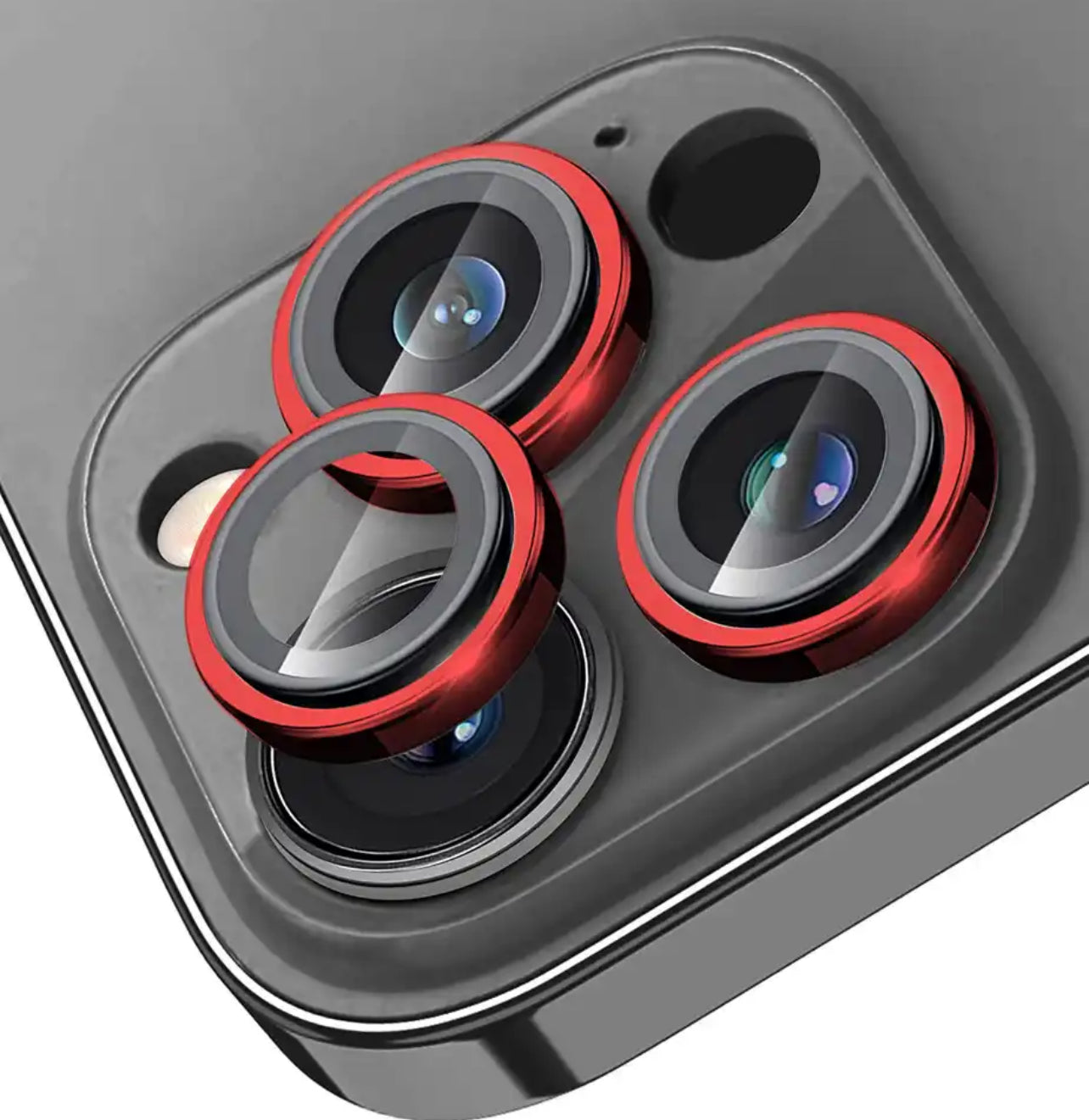 PJun Branded Premium Eagle-Eye Style 9H Camera Lens Protector- 1pk for iPhone Models