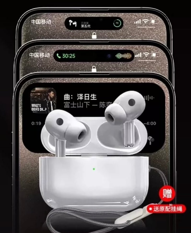 Apple OEM AirPods Pro - Copie élevée (modèle A2083/A2084/A2190 MWP22AM/A) Couleur blanche officielle