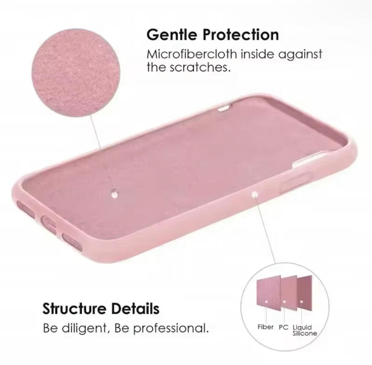 Apple Signature Silicone Phone Case- for Apple iPhone 16 Series 2024