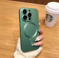 (New 2024 Style!) Premium Metallic Crystal MagSafe Phone Case with Build-on Lens Protector- iPhones
