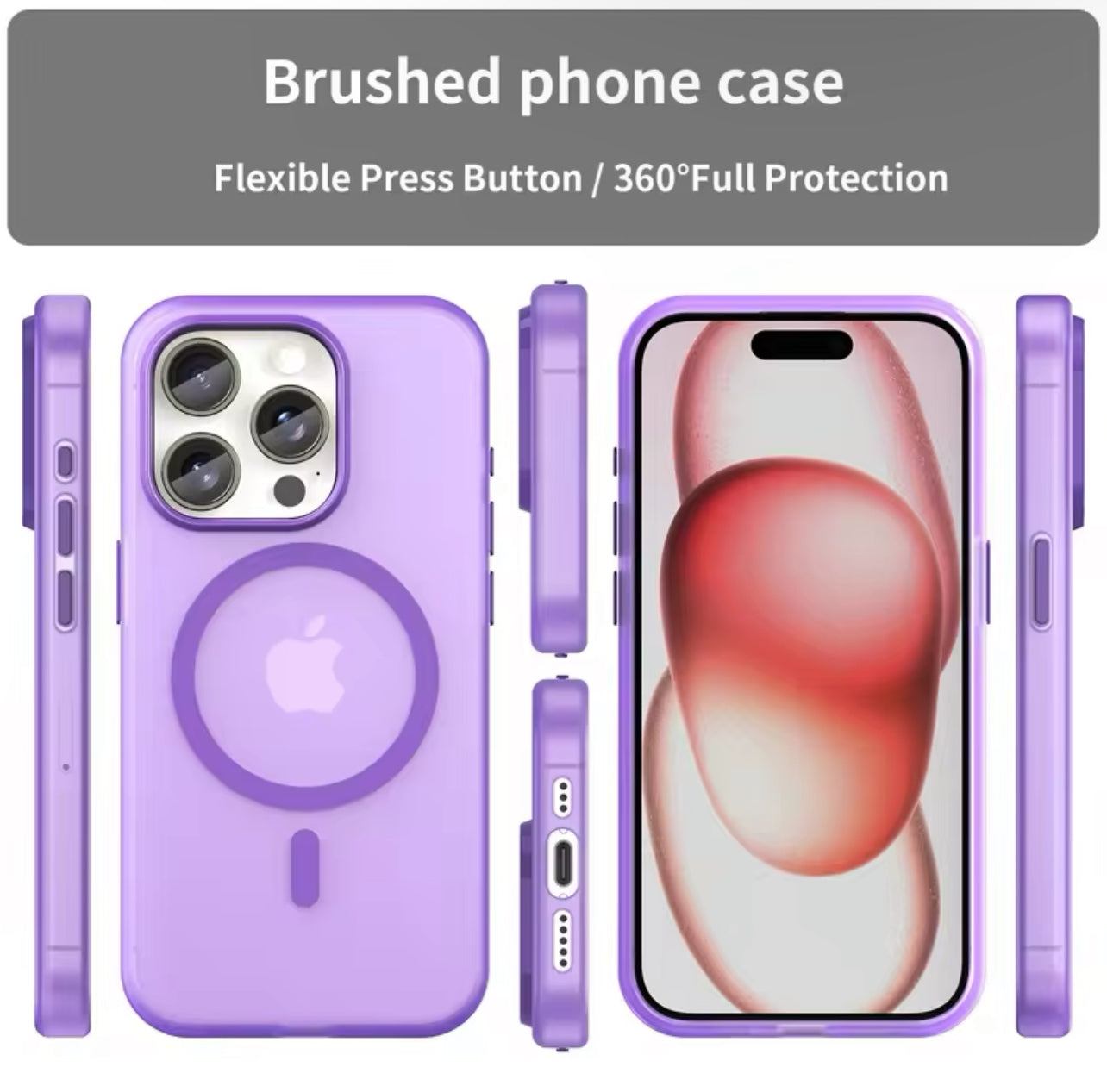 Premium Upgraded Colourful Space Collection Hardshell Phone Case with MagSafe- Apple iPhone 16 Series