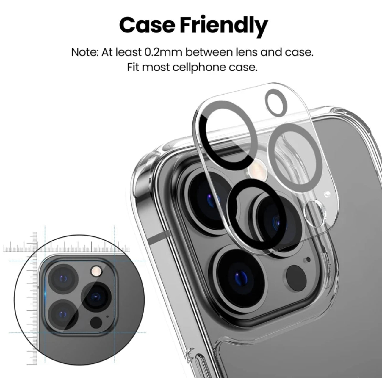 PJun Branded Premium 9H Clear Camera Lens Protector- 1pc for Apple iPhone 15 Series 2023