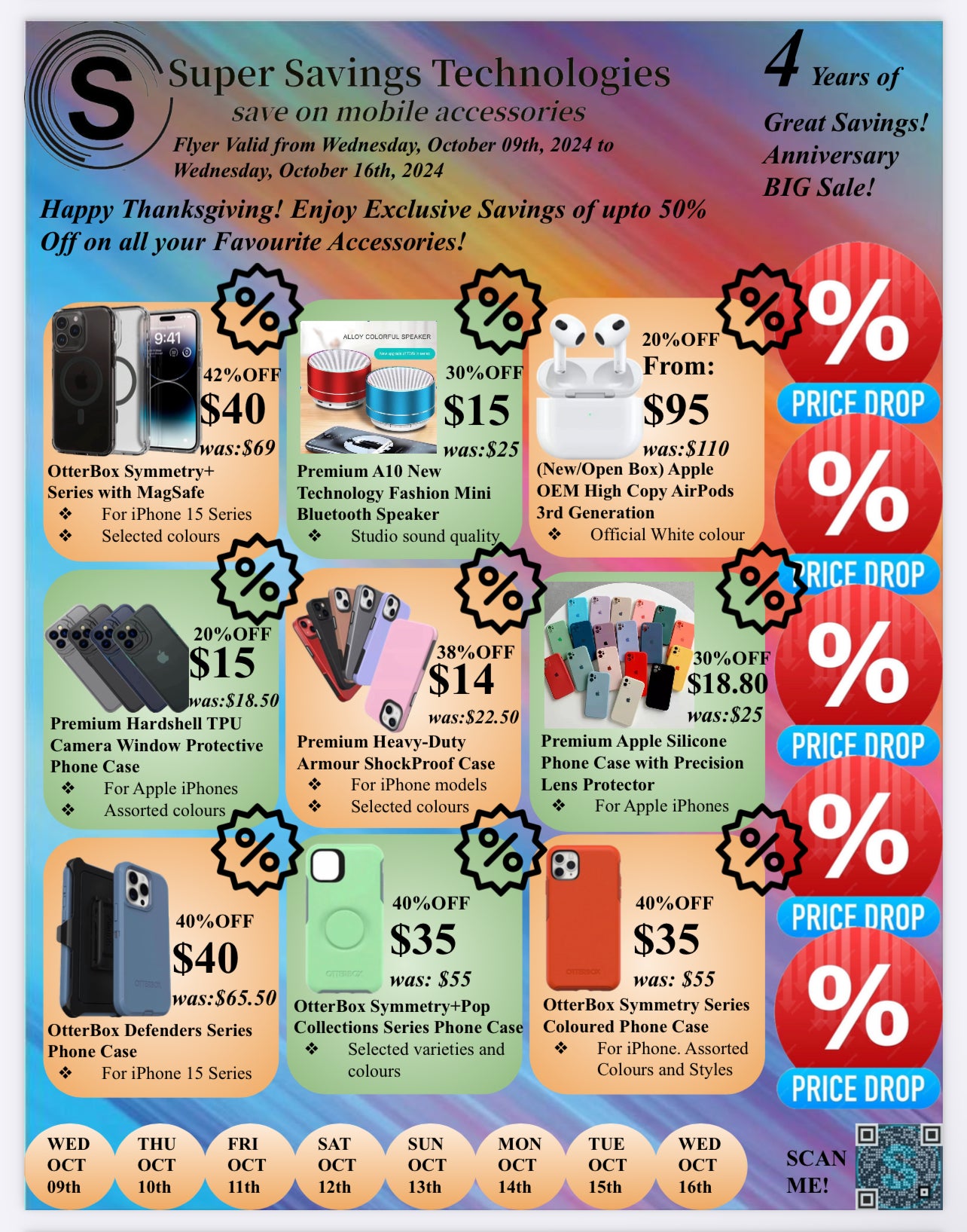 Thanksgiving Flyer- Oct09th-Oct16th, 2024 | Super Savings Technologies