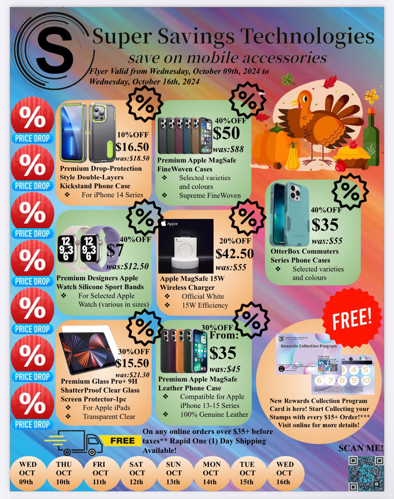 Thanksgiving Flyer- Oct09th-Oct16th, 2024 | Super Savings Technologies