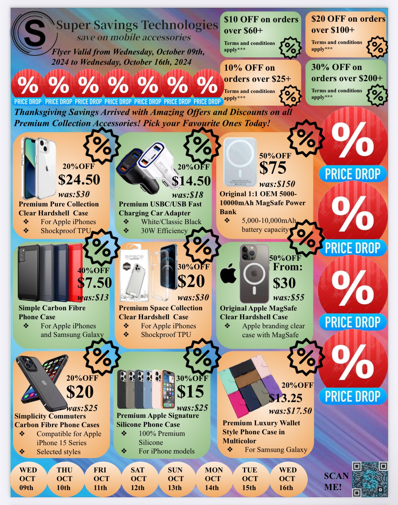 Thanksgiving Flyer- Oct09th-Oct16th, 2024 | Super Savings Technologies