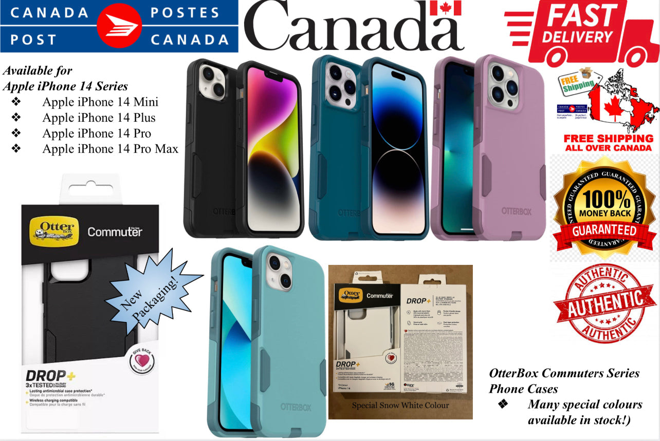 OtterBox Commuter Series Phone Case- for Apple iPhone 14 Series (special new colours available!) - Super Savings Technologies Co.,LTD 