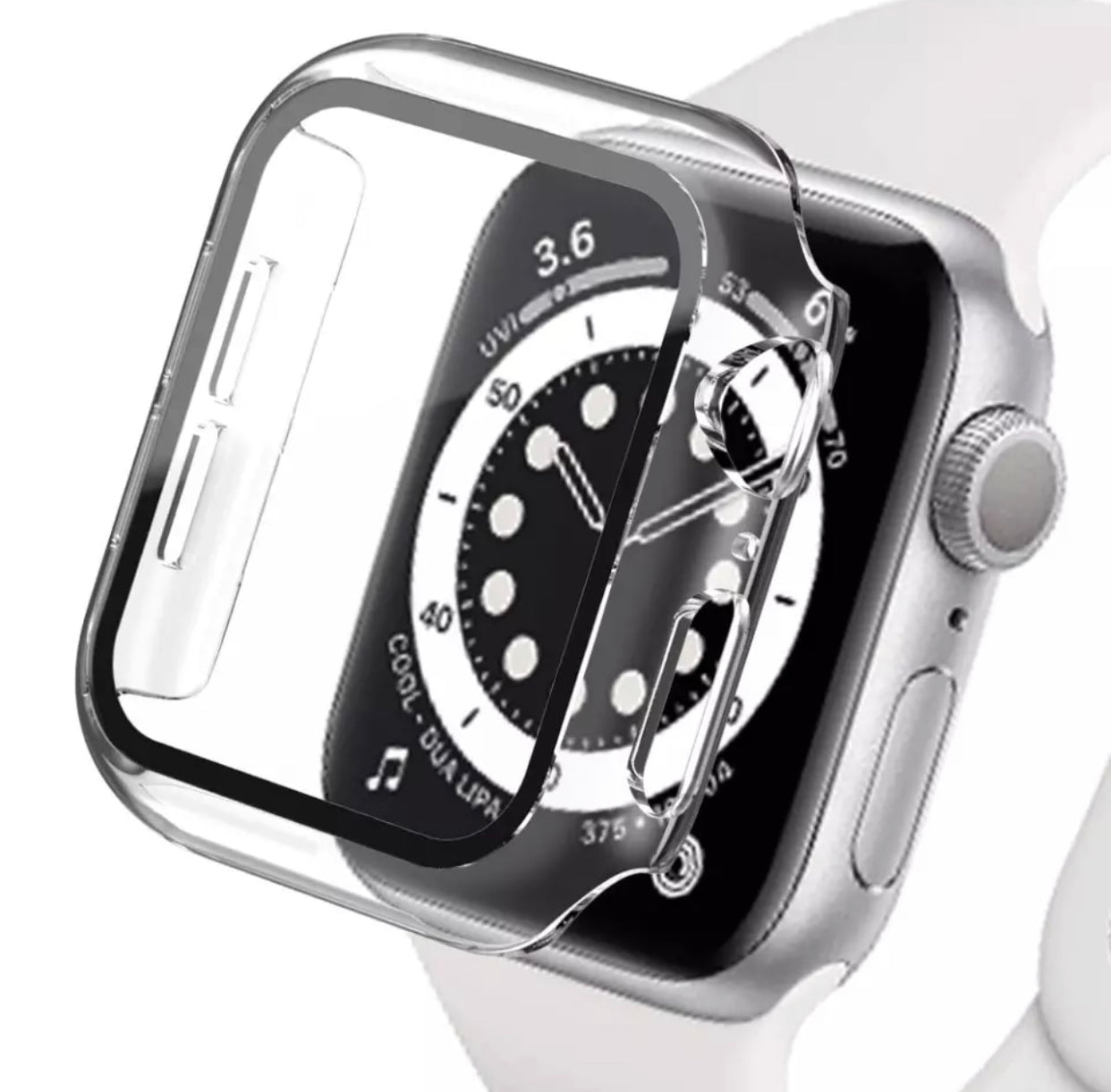 Premium Multi-Colour 2 in 1 Tempered Glass Shockproof Apple Watch Case- for selected Apple Watch in 38mm - Super Savings Technologies Co.,LTD 