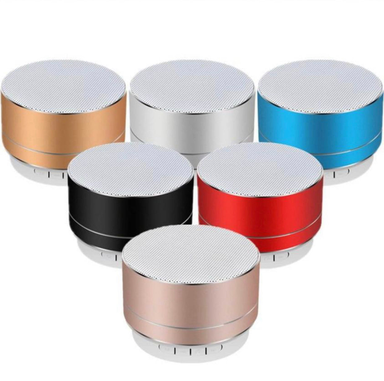 Premium A10 New Technology Fashion Mini Bluetooth Speaker with Studio Sounds Quality- Professional Gold Colour - Super Savings Technologies Co.,LTD 