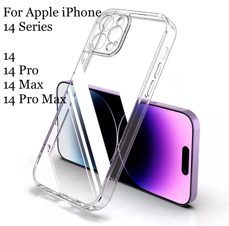 Premium Ultra-Clear Softshell TPU AirPillow Phone Case with Camera Precision Protector- for Apple iPhone 14 Series 2022 - Super Savings Technologies Co.,LTD 