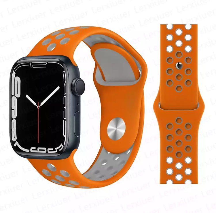 Signature Nike Apple Watch Silicone Sport Bands with Breathable Linings- for Selected Apple Watch 40mm Size - Super Savings Technologies Co.,LTD 