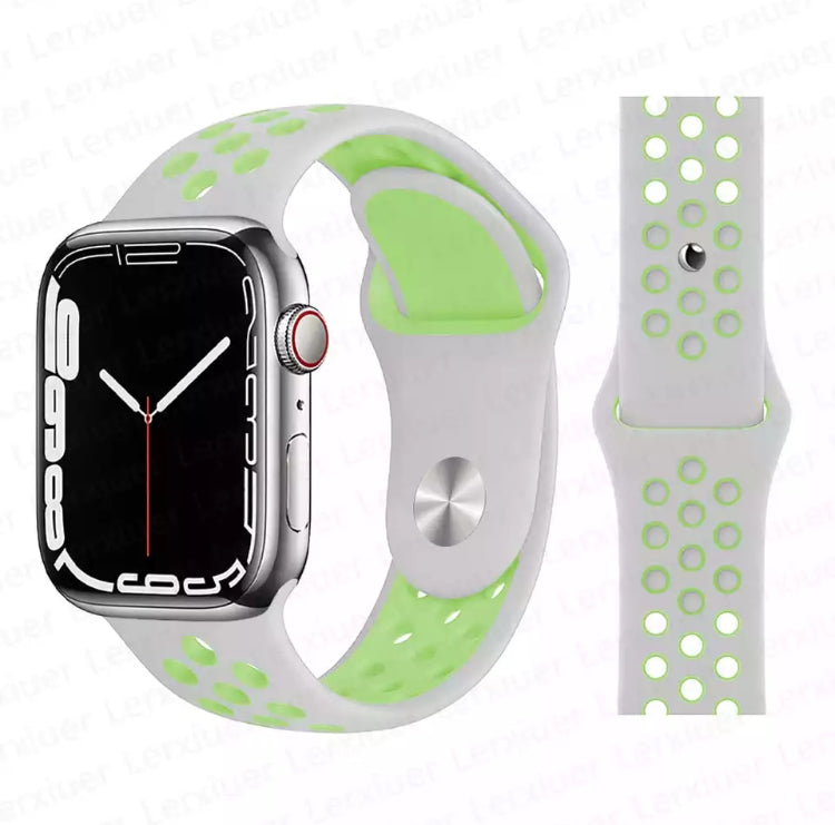 Apple watch nike green band on sale