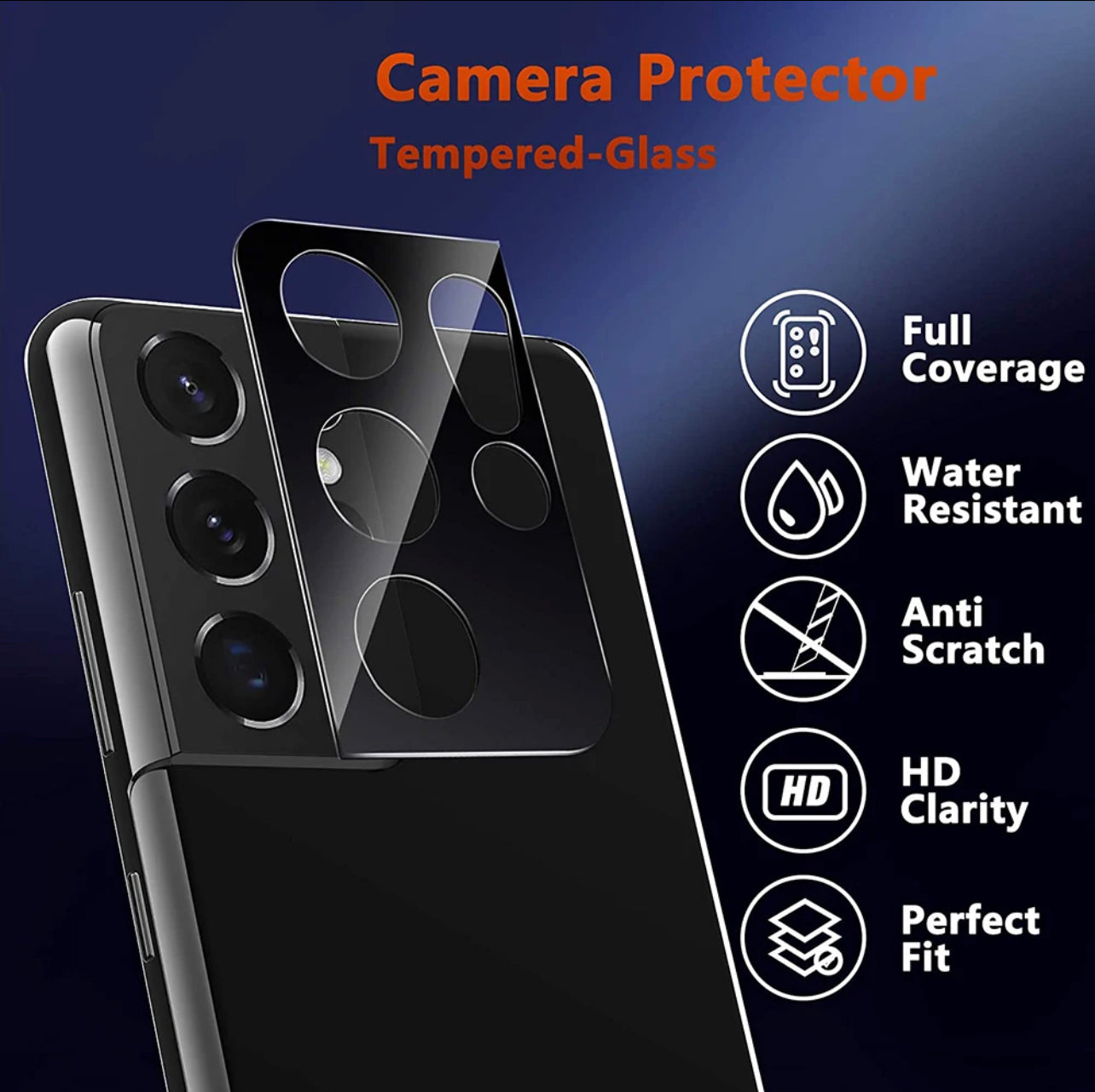 3pcs 9H Lens Protectors for Samsung Galaxy - Elevate Your Photography!