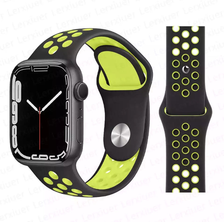 Signature Nike Apple Watch Silicone Sport Bands with Breathable Linings- for Selected Apple Watch 40mm Size - Super Savings Technologies Co.,LTD 