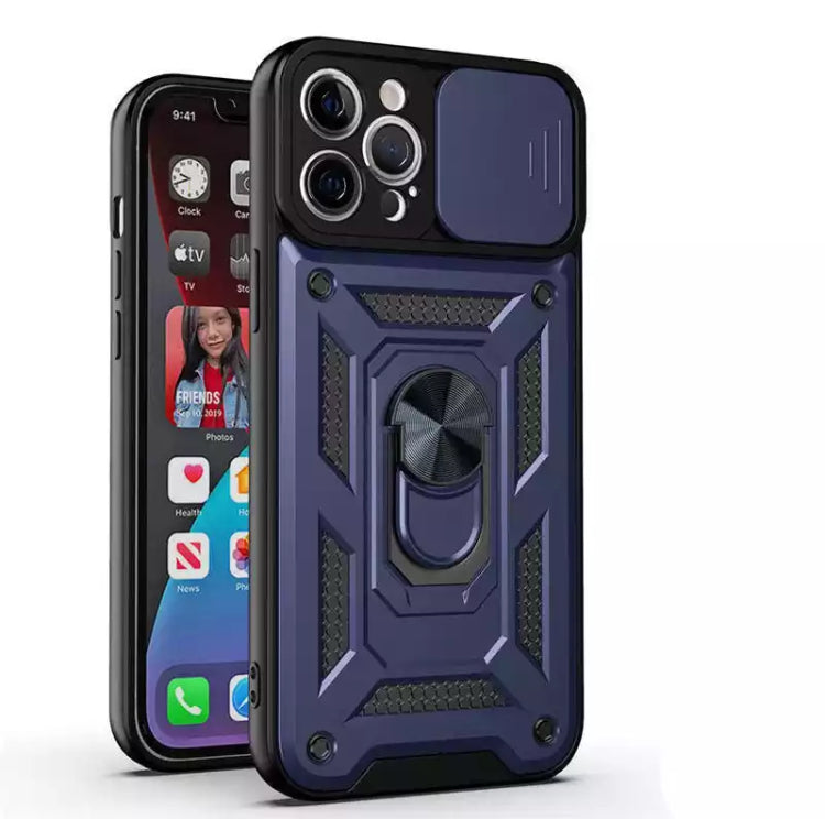 Premium Heavy-Duty Armour Camera Slider Hardshell TPU Phone Case- for Apple iPhone 14 Series - Super Savings Technologies Co.,LTD 