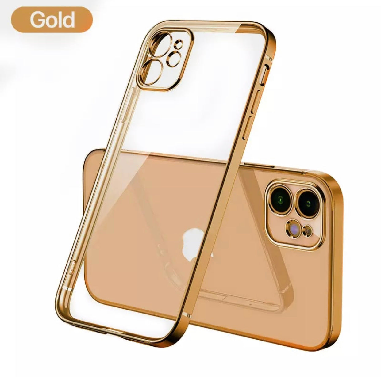 Premium Softshell Plating Straight Edges Phone Case- for selected Apple iPhones/New Apple iPhone 13 Series - Super Savings Technologies Co.,LTD 