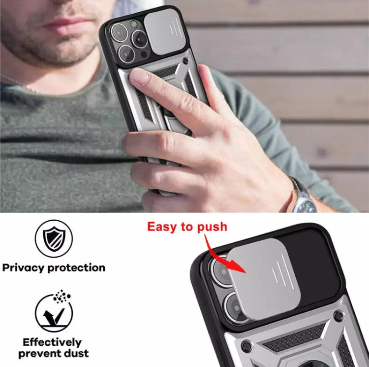 Premium Heavy-Duty Armour Camera Slider Hardshell TPU Phone Case- for Apple iPhone 14 Series - Super Savings Technologies Co.,LTD 