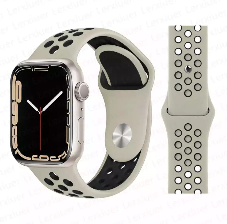 Signature Nike Apple Watch Silicone Sport Bands with Breathable Linings- for Selected Apple Watch 40mm Size - Super Savings Technologies Co.,LTD 