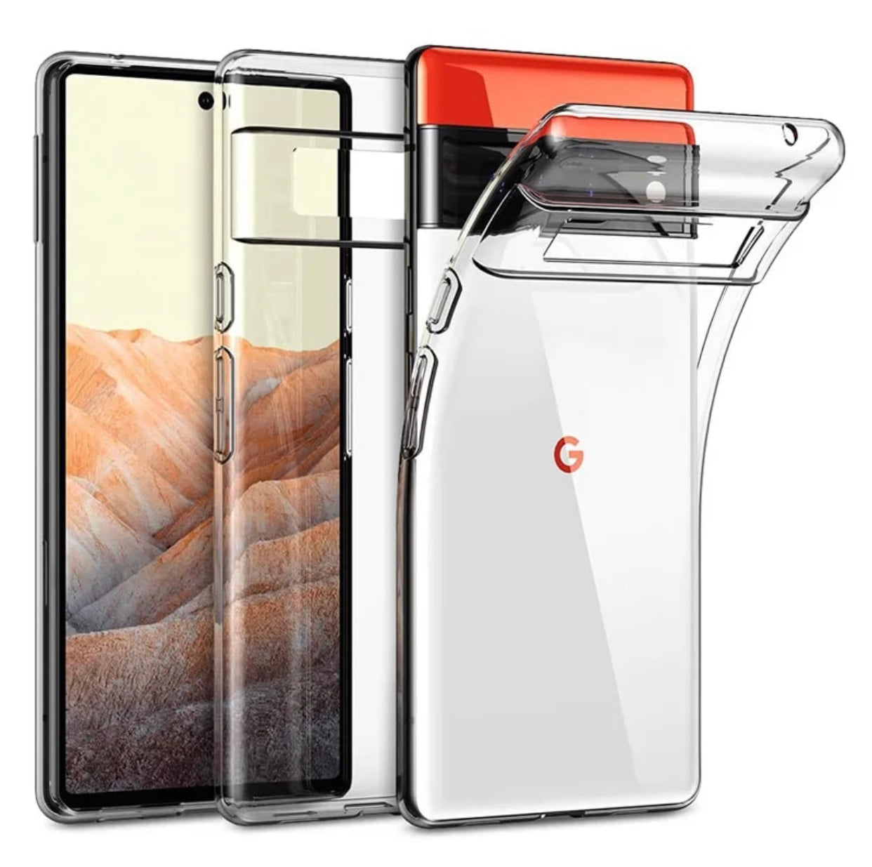 Premium Softshell Transparent Clear Phone Case- for Google Pixel 6 Series 2021 - Super Savings Technologies Co.,LTD 