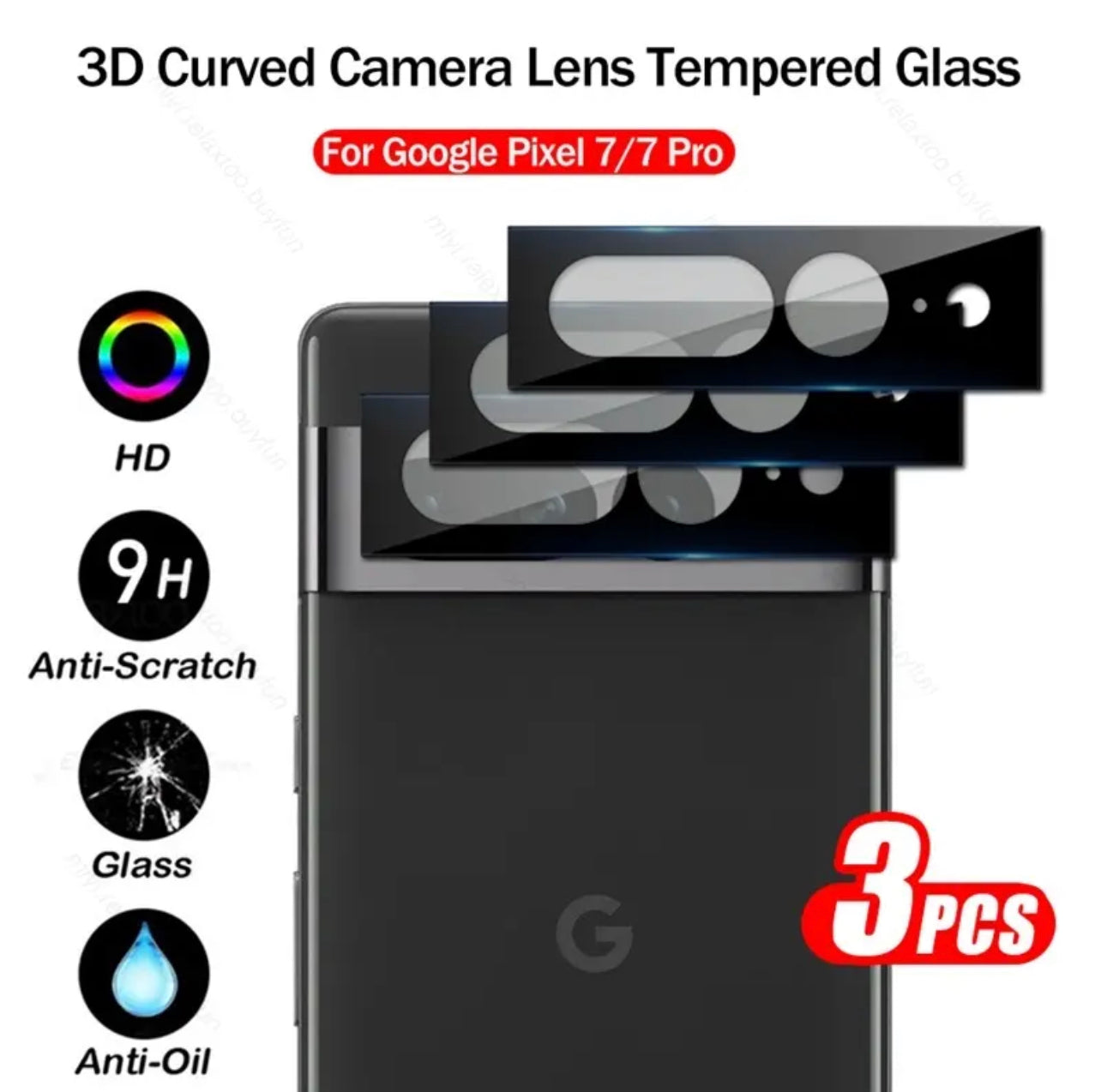 Yamizoo Branded Premium 9H Clear Camera Lens Protector - 1pc pour Apple iPhone 11 Series