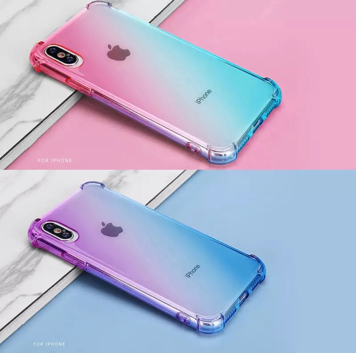 Premium Softshell TPU Colourful Gradient Cases (Extra 1.33mm Thickness)- for Apple iPhone XR - Super Savings Technologies Co.,LTD 