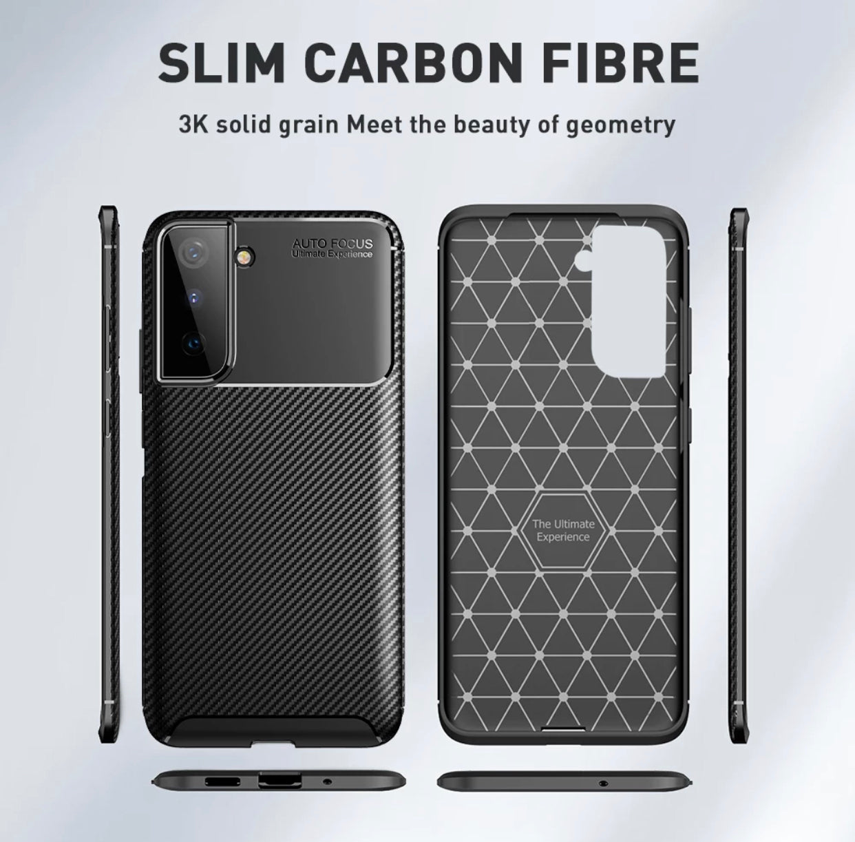 Premium Textured Carbon Fibre Slim Style Phone Case- for selected Samsung Galaxy models - Super Savings Technologies Co.,LTD 