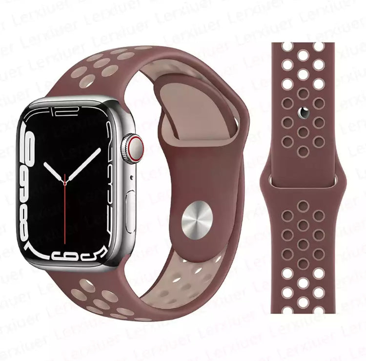 Signature Nike Apple Watch Silicone Sport Bands with Breathable Linings- for Selected Apple Watch 40mm Size - Super Savings Technologies Co.,LTD 