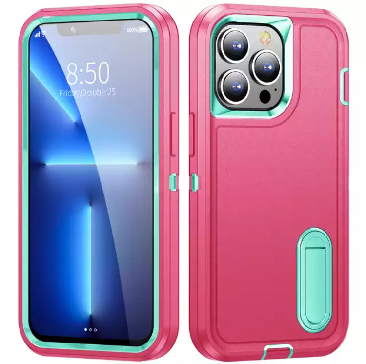 Premium Drop-Protection Style Double-Layers Kickstand Phone Case- for Apple iPhone 14 Series 2022 - Super Savings Technologies Co.,LTD 