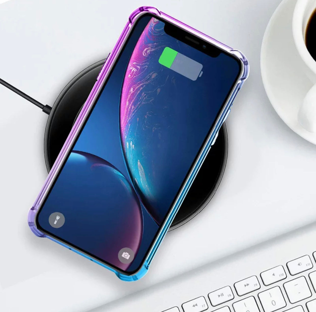 Premium Softshell TPU Colourful Gradient Cases (Extra 1.33mm Thickness)- for Apple iPhone 7/8/SE/SE2020/NewSE3 - Super Savings Technologies Co.,LTD 