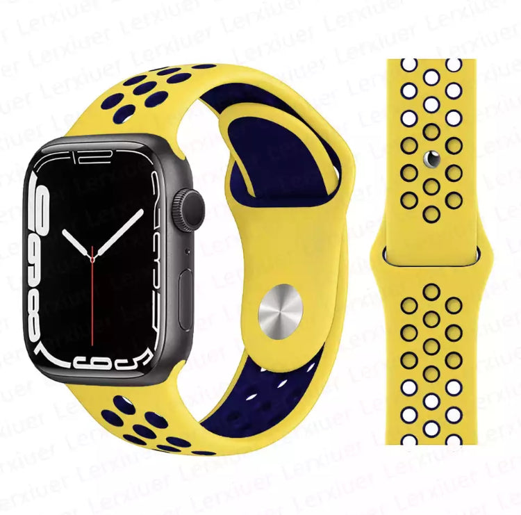 Signature Nike Apple Watch Silicone Sport Bands with Breathable Linings- for Selected Apple Watch 40mm Size - Super Savings Technologies Co.,LTD 