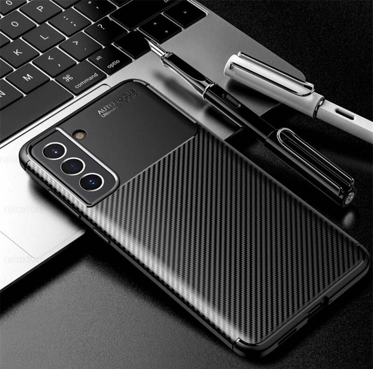 Premium Textured Carbon Fibre Slim Style Phone Case- for selected Samsung Galaxy models - Super Savings Technologies Co.,LTD 