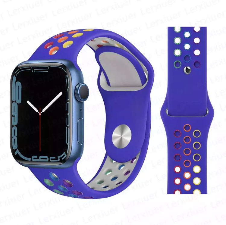 Signature Nike Apple Watch Silicone Sport Bands with Breathable Linings- for Selected Apple Watch 40mm Size - Super Savings Technologies Co.,LTD 