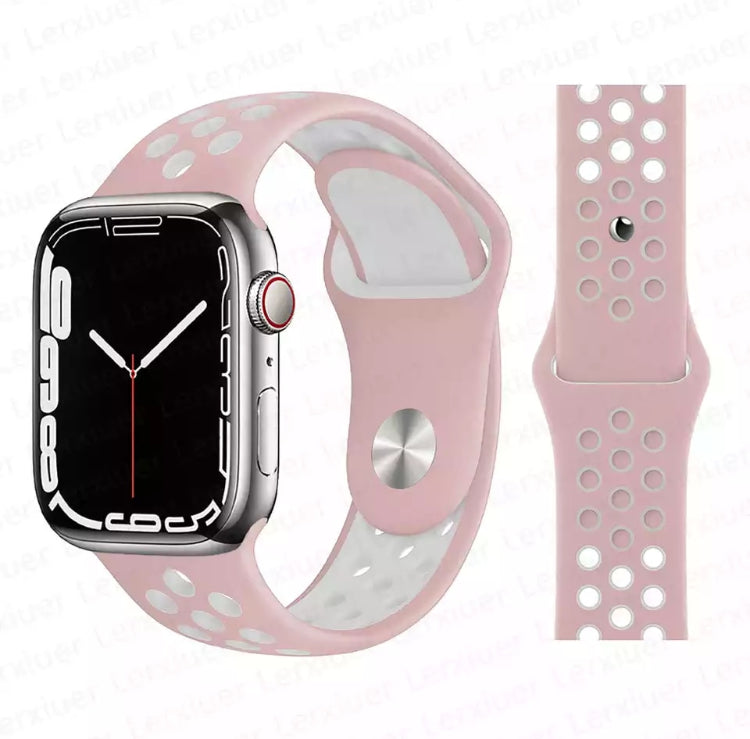 Signature Nike Apple Watch Silicone Sport Bands with Breathable Linings- for Selected Apple Watch 40mm Size - Super Savings Technologies Co.,LTD 