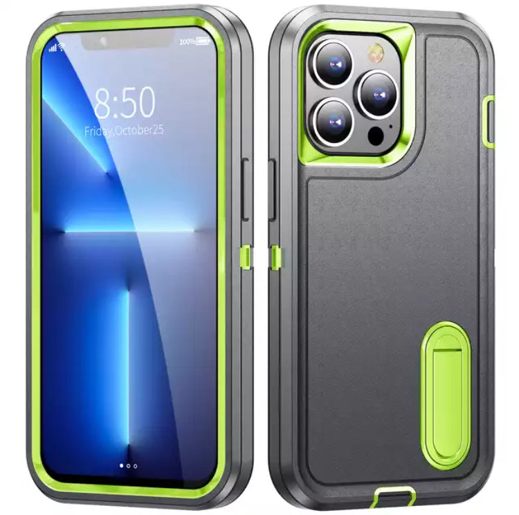 Premium Drop-Protection Style Double-Layers Kickstand Phone Case- for Apple iPhone 14 Series 2022 - Super Savings Technologies Co.,LTD 