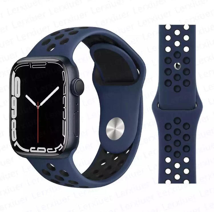 Signature Nike Apple Watch Silicone Sport Bands with Breathable Linings- for Selected Apple Watch 40mm Size - Super Savings Technologies Co.,LTD 