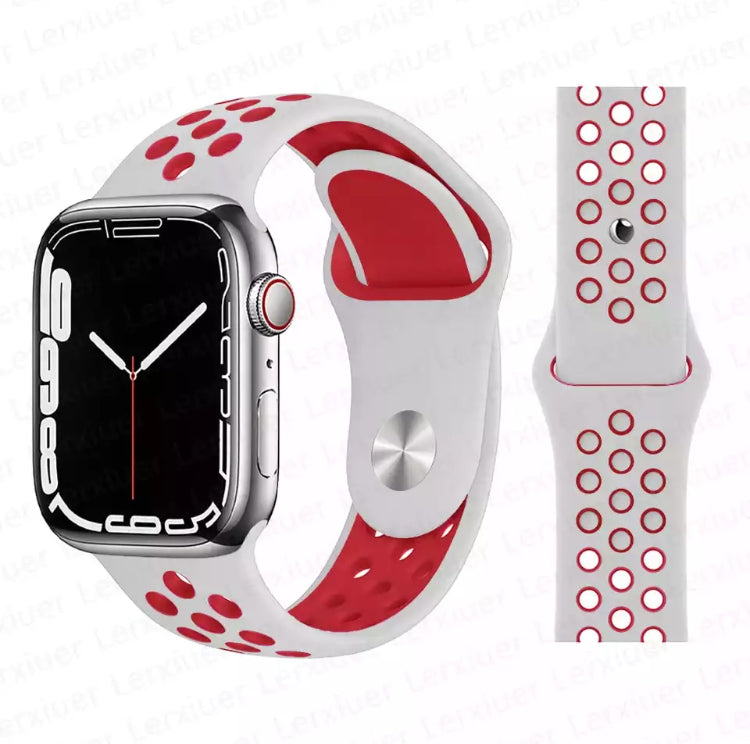 Signature Nike Apple Watch Silicone Sport Bands with Breathable Linings- for Selected Apple Watch 40mm Size - Super Savings Technologies Co.,LTD 