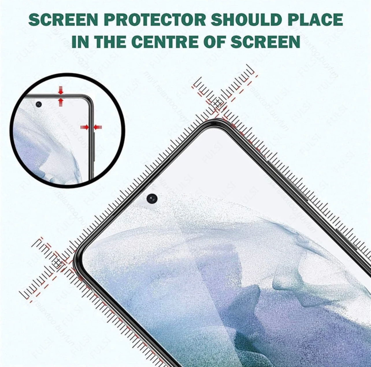 Yamizoo Premium 9H Clear ShatterProof Glass Screen Protector-2pks pour certains modèles Samsung Galaxy