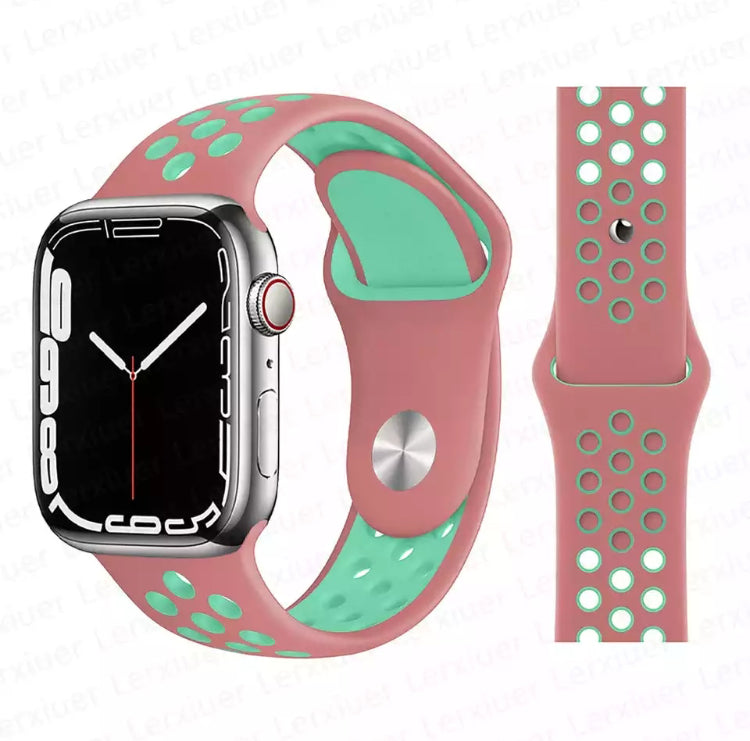 Signature Nike Apple Watch Silicone Sport Bands with Breathable Linings- for Selected Apple Watch 40mm Size - Super Savings Technologies Co.,LTD 