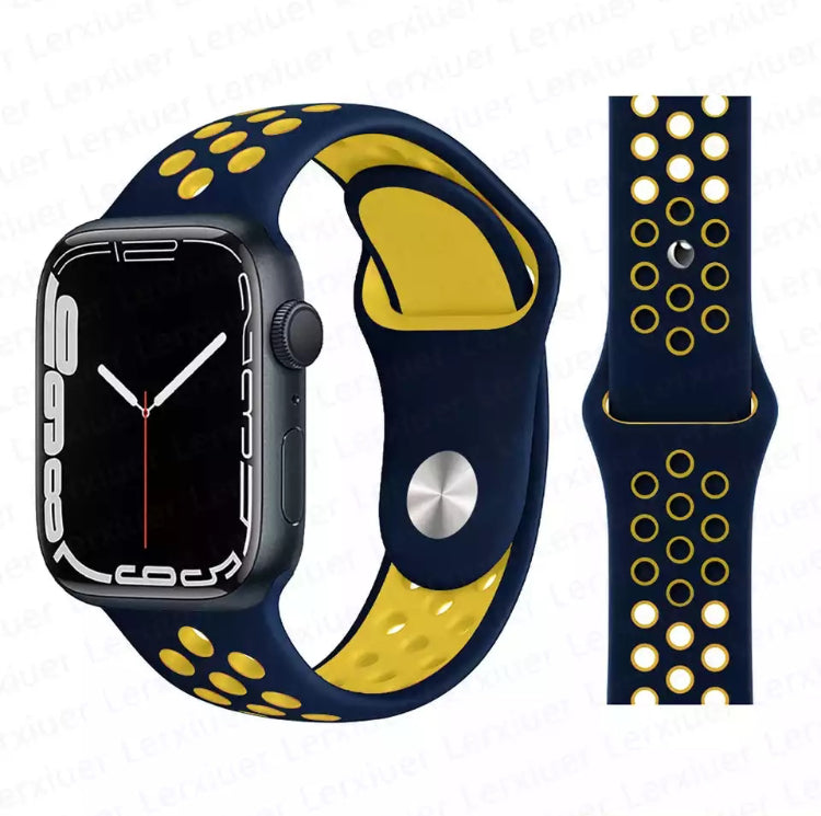 Signature Nike Apple Watch Silicone Sport Bands with Breathable Linings- for Selected Apple Watch 40mm Size - Super Savings Technologies Co.,LTD 