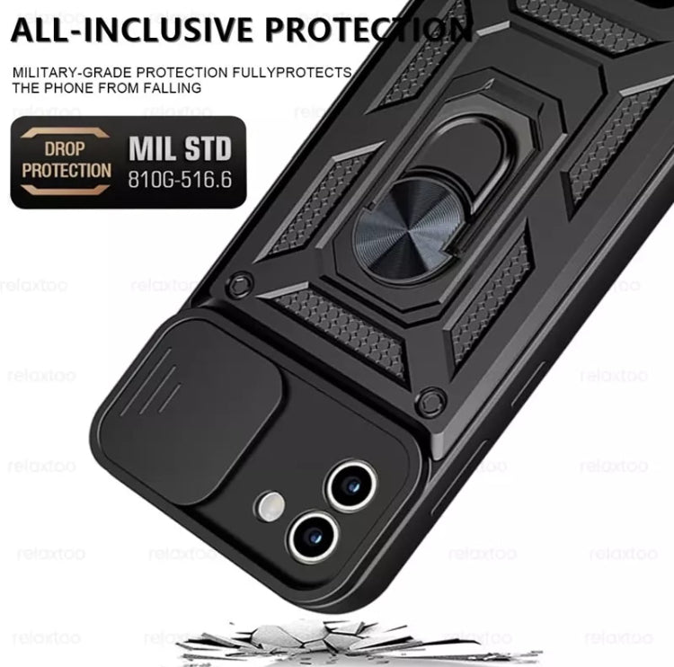 Premium Heavy-Duty Armour Camera Slider Hardshell TPU Phone Case- for Apple iPhone 14 Series - Super Savings Technologies Co.,LTD 