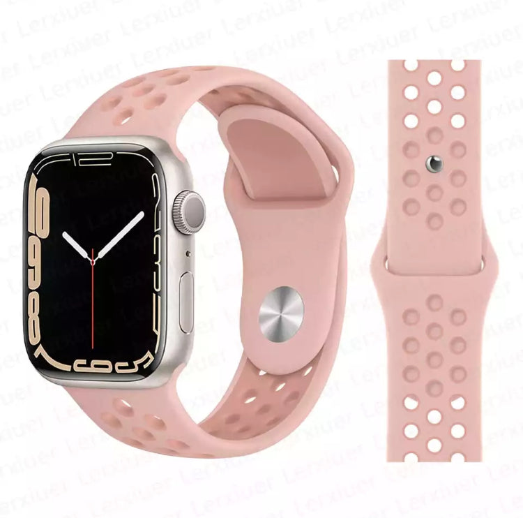 Signature Nike Apple Watch Silicone Sport Bands with Breathable Linings- for Selected Apple Watch 40mm Size - Super Savings Technologies Co.,LTD 